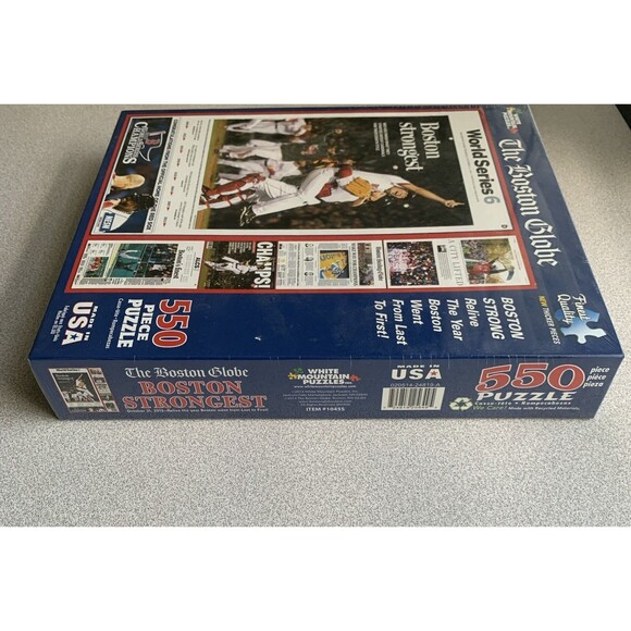 Boston Red Sox Puzzle 550 Piece World Series 6 Boston Strongest NOS Sealed - Picture 5 of 9